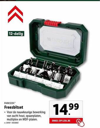 Lidl Parkside freesbitset aanbieding