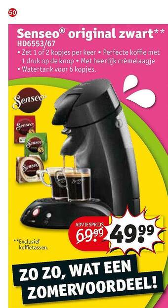 Kruidvat Senseo Original Zwart aanbieding