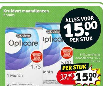 Kruidvat Kruidvat Maandlenzen 6 Stuks aanbieding