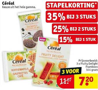 Kruidvat Cereal aanbieding
