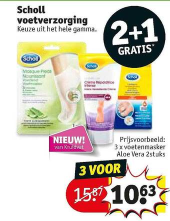 Kruidvat Scholl Voetverzorging aanbieding