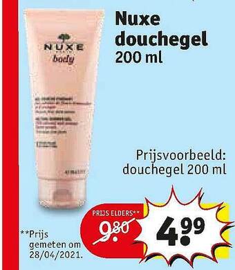 Kruidvat Nuxe Douchegel 200 Ml aanbieding