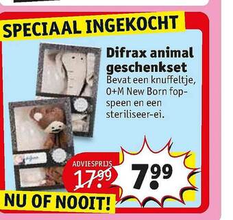 Difrax Animal Geschenkset