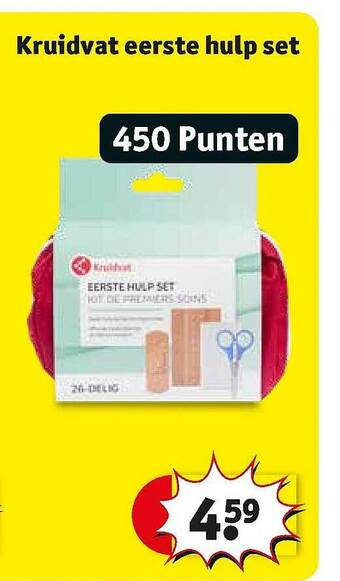 Kruidvat Kruidvat Eerste Hulp Set aanbieding