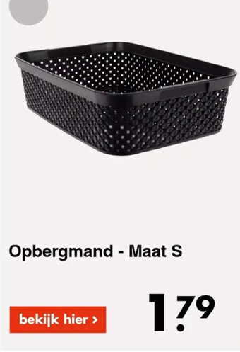 Opbergmand - maat S