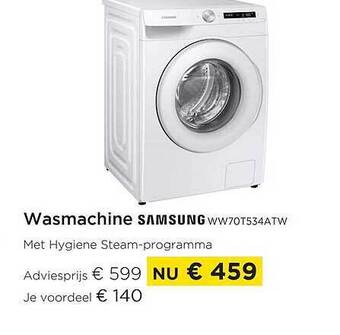 Molecule Wasmachine samsung aanbieding