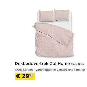 Dekbedovertrek zo! home