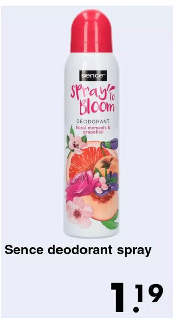 Sence deodorant spray