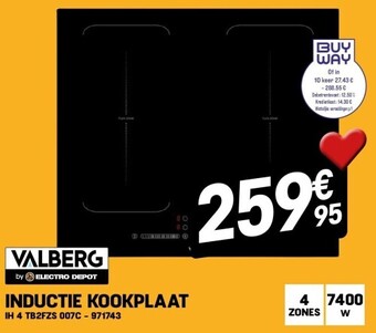 Electro Depot Inductie kookplaat aanbieding