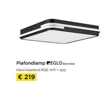 Plafondlamp eglo