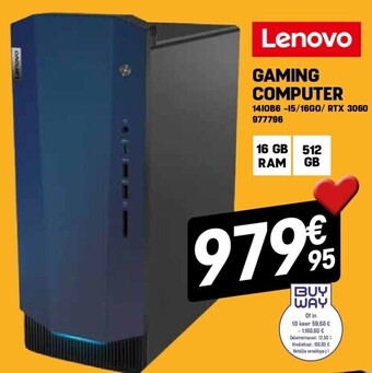 Electro Depot Lenovo gaming computer aanbieding