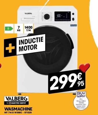 Electro Depot Wasmachine aanbieding