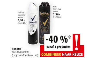Colruyt Rexona aanbieding