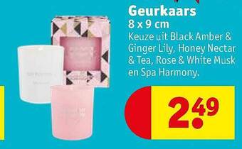 Kruidvat Geurkaars 8 X 9 Cm aanbieding