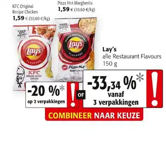 Lay's alle restaurant flavours 150g