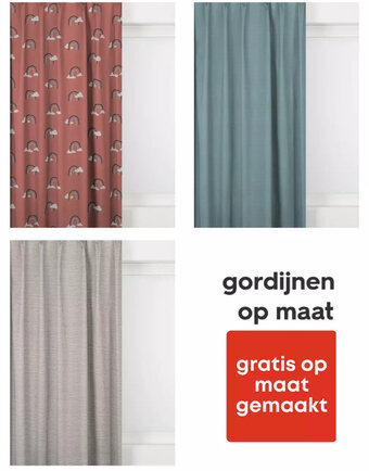 HEMA Gordijnen op maat aanbieding