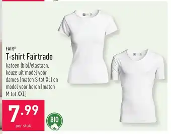 ALDI Fair T-shirt Fairtrade aanbieding