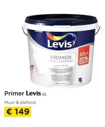 Levis primer 12L muur & plafond