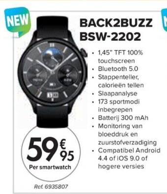 Carrefour Back2buzz bsw-2202 per smartwatch aanbieding