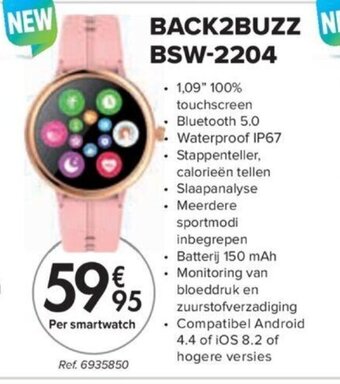 Carrefour Back2buzz bsw-2204 per smartwatch aanbieding