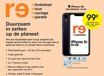 Iphone Xr refurbished 64gb