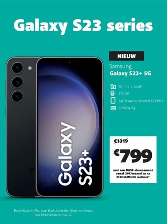 Base Samsung galaxy s23+ 5g aanbieding