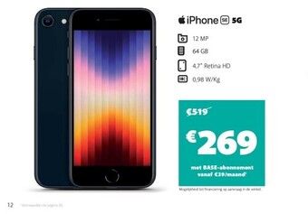 Base Iphone 5g aanbieding