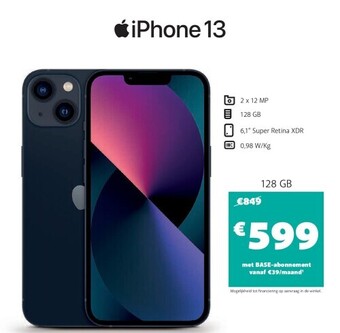 Base Iphone 13 aanbieding