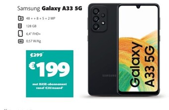 Base Samsung galaxy a33 5g aanbieding