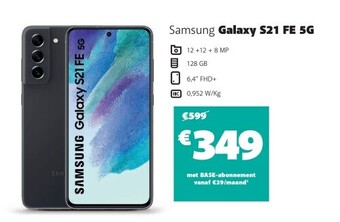 Base Samsung galaxy s21 fe 5g aanbieding