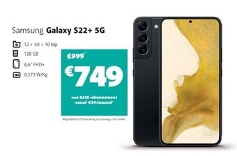 Base Samsung galaxy s22+ 5g aanbieding