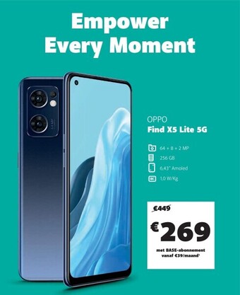 Base Oppo find x5 lite 5g aanbieding