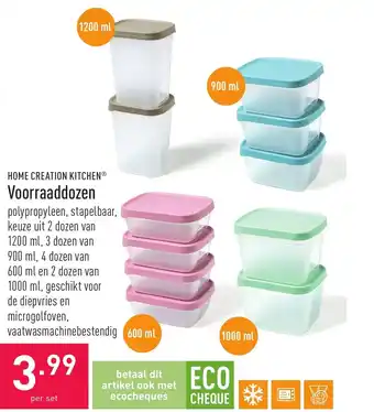 ALDI Home Creation Kitchen Voorraaddozen aanbieding