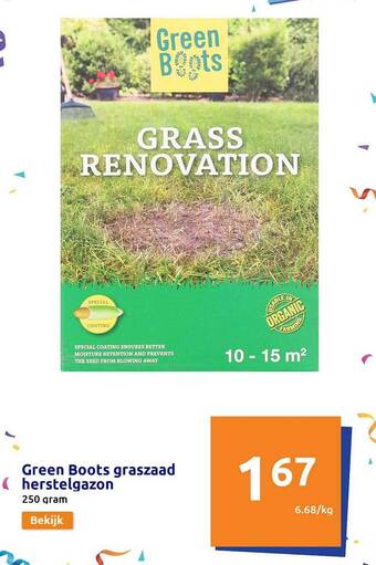Action Green boots graszaad herstelgazon aanbieding