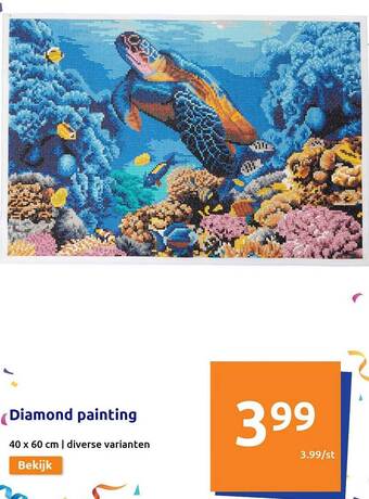 Action Diamond painting aanbieding
