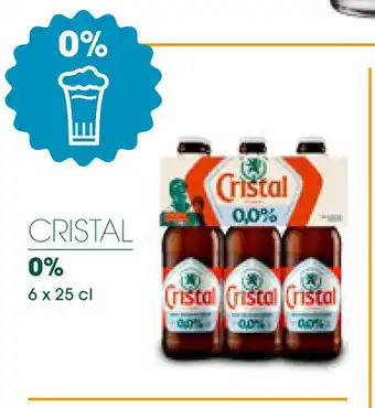 Prik en Tik Cristal 0% 6 x 25 cl aanbieding
