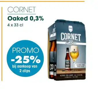 Prik en Tik Cornet oaked 0,3% 4 x 33 cl aanbieding