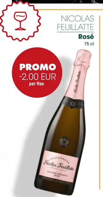 Nicolas Feuillatte rose 75 cl