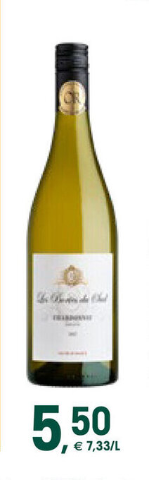 Les Bories du Sud chardonnay 75 cl