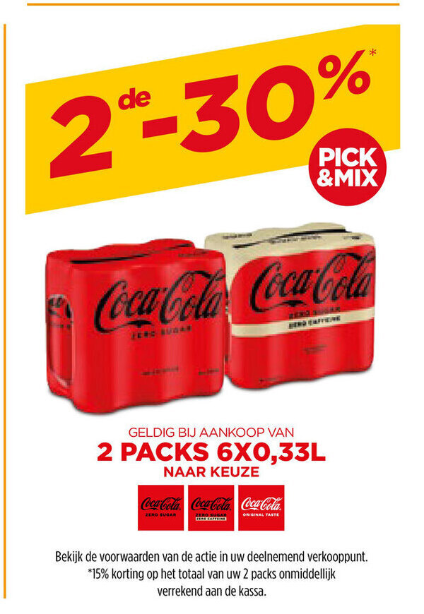 CocaCola promotie bij Prik en Tik