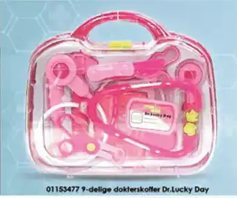 ToyChamp Dr. Lucky Day 9-delige dokterskoffer 01153477 aanbieding