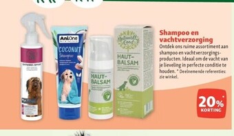 Maxi Zoo Shampoo en vachtverzorging aanbieding
