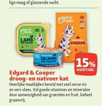 Maxi Zoo Edgard & cooper droog- en natvoer kat aanbieding