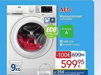 Eldi Aeg wasautomaat aanbieding