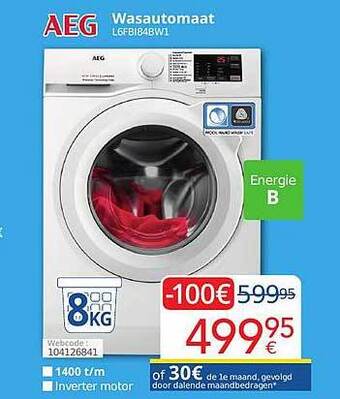 Eldi Aeg wasautomaat aanbieding