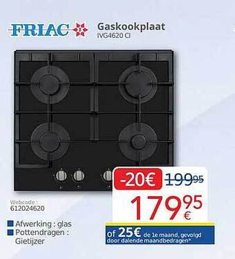 Eldi Friac gaskookplaat aanbieding