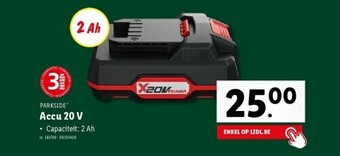 Lidl Accu 20 v aanbieding