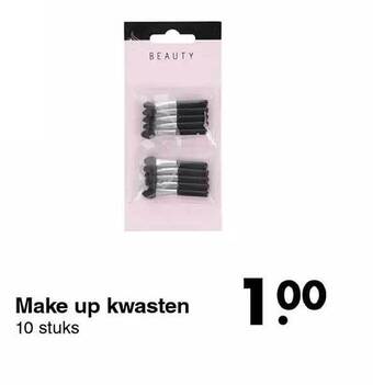 Wibra Make up kwasten aanbieding
