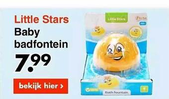 Wibra Little stars baby badfontein aanbieding