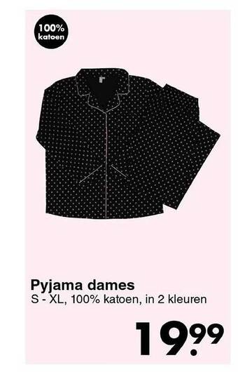 Wibra Pyjama dames aanbieding